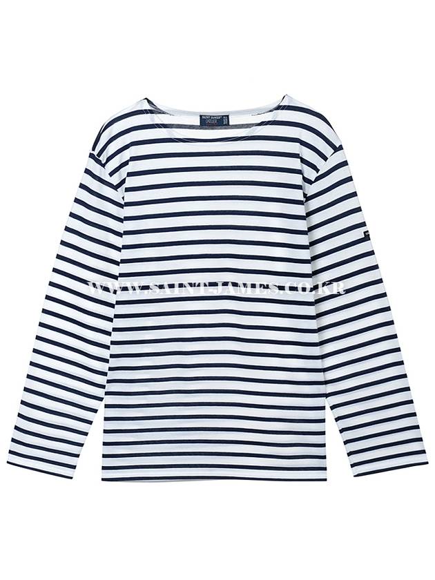 Minquiers Modern Long Sleeve T-Shirt Navy - SAINT JAMES - BALAAN 4