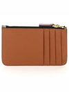 Saffiano Two-Tone Zipper Card Wallet Grey Purple - MARNI - BALAAN 4