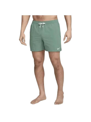 Men's Swim Solid Icon 5 Inch Bali Shorts Green - NIKE - BALAAN 1