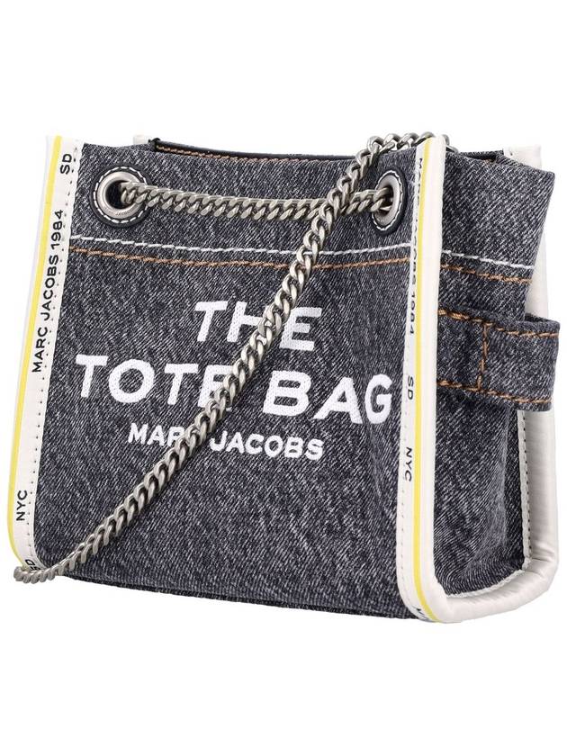 The mini tote bag denim - MARC JACOBS - BALAAN 3