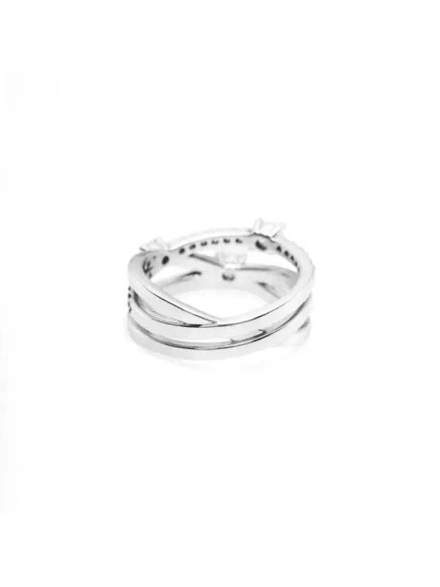 Sparkling Triple Band Ring Silver - PANDORA - BALAAN 4