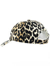 Logo embroidery ball cap baseball leopard A5312 943 - GANNI - BALAAN 4