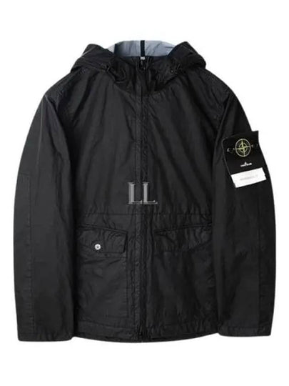 Membrana 3L TC Hooded Jacket Black - STONE ISLAND - BALAAN 2