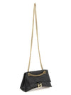 Crush Logo Gold Chain Small Shoulder Bag Black - BALENCIAGA - BALAAN 4