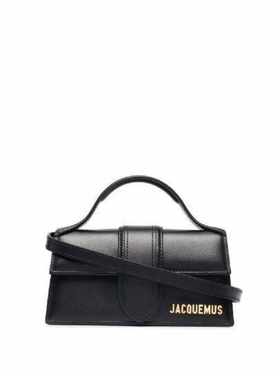 Le Bambino Gold Hardware Logo Mini Tote Bag Black - JACQUEMUS - BALAAN 2