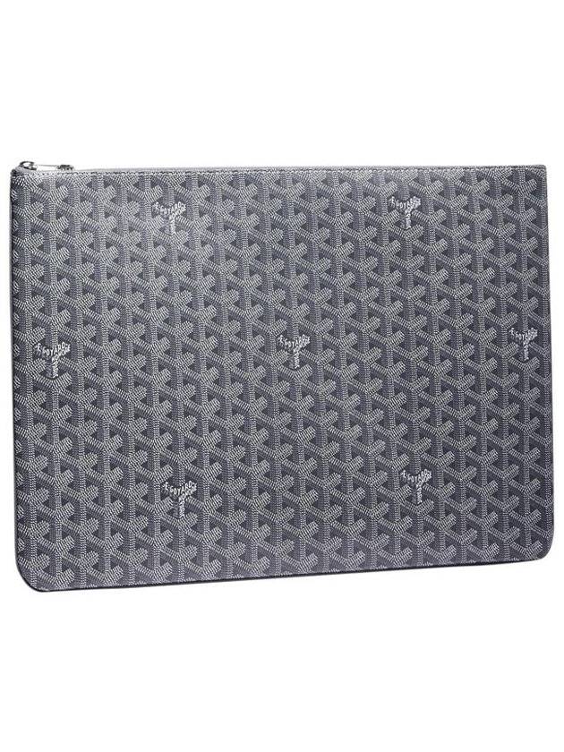 Senna GM Clutch Bag Grey - GOYARD - BALAAN 1