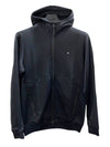 Men's Stellina Logo Zip Up Hoodie Black - STONE ISLAND - BALAAN 3