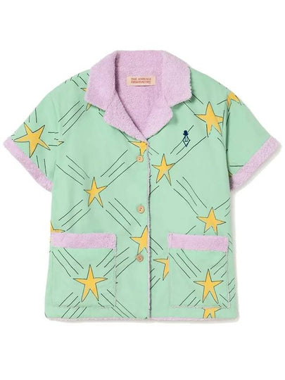 Kids Blue Star Printing Whale Jacket S22115 257AV - THE ANIMALS OBSERVATORY - BALAAN 2