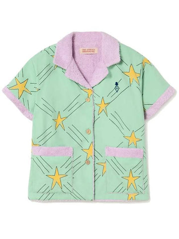 Kids Blue Star Printing Whale Jacket S22115 257AV - THE ANIMALS OBSERVATORY - BALAAN 1