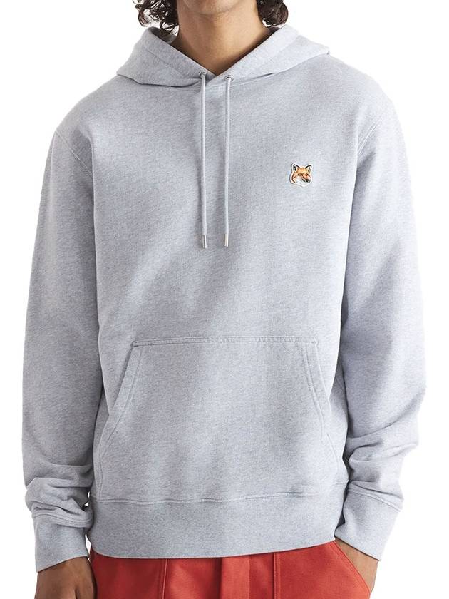 Fox Head Patch Regular Hoodie Grey - MAISON KITSUNE - BALAAN 4