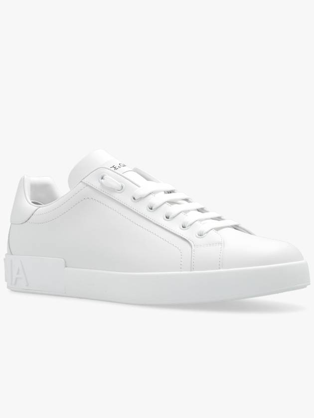 Portofino Calfskin Low Top Sneakers White - DOLCE&GABBANA - BALAAN 5