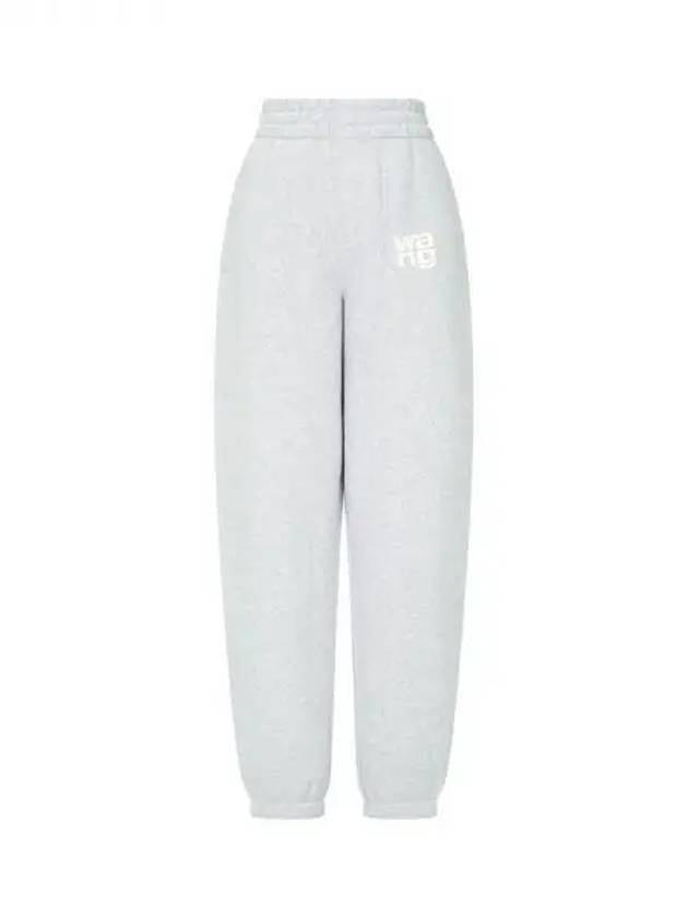 Puff logo jogger pants light gray 271059 - ALEXANDER WANG - BALAAN 1