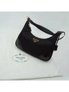 Re-Edition 2002 Re-Nylon and Brushed Leather Shoulder Bag Black - PRADA - BALAAN 3