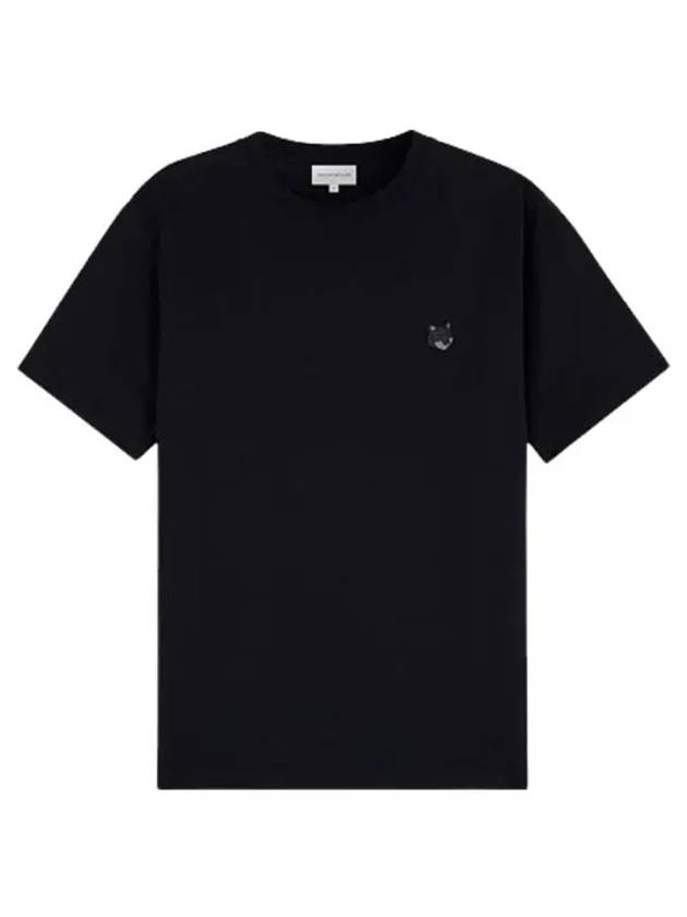 Bold Fox Head Patch Comfort Short Sleeve T-Shirt Black - MAISON KITSUNE - BALAAN 2