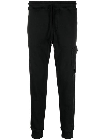 Diagonal Fleece Cargo Track Pants Navy - CP COMPANY - BALAAN 2