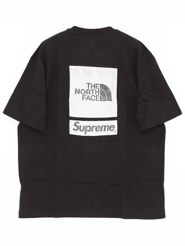 SS24KN1 BLACK collaboration short sleeve t shirt - SUPREME - BALAAN 1