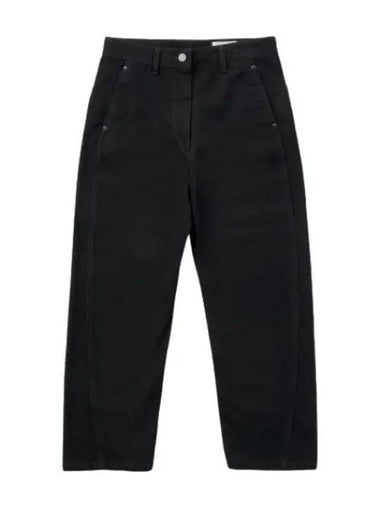 Twisted Denim Pants Black - LEMAIRE - BALAAN 1