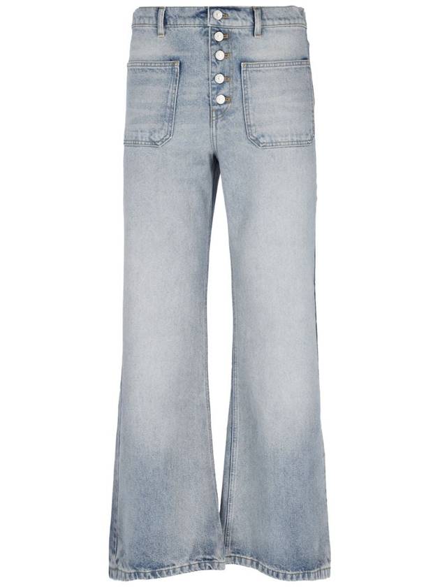 Multiplex Denim Baggy Jeans Light Blue - COURREGES - BALAAN 2