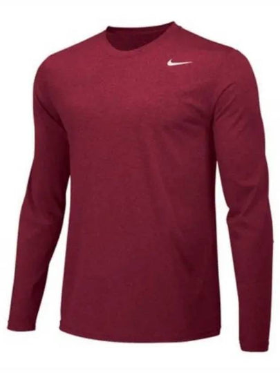 Men's Team Legend Dri Fit Long Sleeve T-Shirt Red - NIKE - BALAAN 2