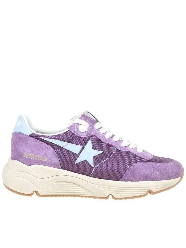 Women's Running Suede Low Top Sneakers Purple - GOLDEN GOOSE - BALAAN 2