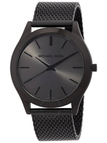 Michael Kors Runway Quartz Black Dial Men's Watch and Card Case Gift MK1085SET - MICHAEL KORS - BALAAN 1