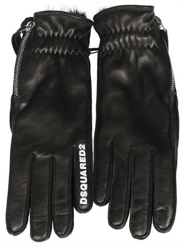 gloves GLW002218903497 2124 black - DSQUARED2 - BALAAN 1