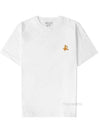 Speedy Fox Patch Comfort Short Sleeve T-Shirt White - MAISON KITSUNE - BALAAN 2