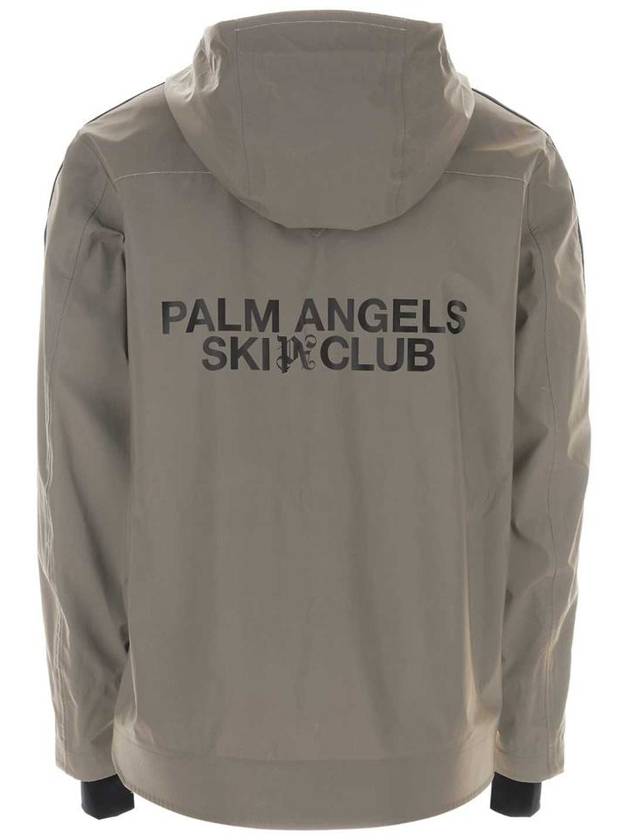 Logo Print Hooded Jacket PMKP003R24FAB0017210 - PALM ANGELS - BALAAN 3