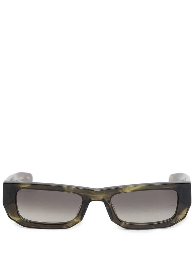 Flatlist Bricktop Olive Horn Sunglasses - FLATLIST - BALAAN 1