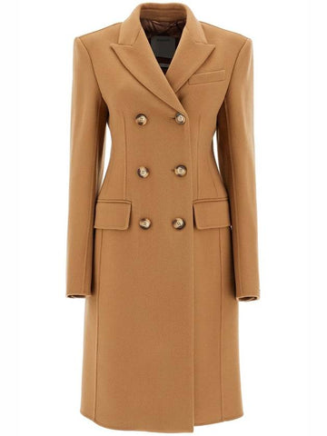 double-breasted virgin wool coat - MAX MARA SPORTMAX - BALAAN 1