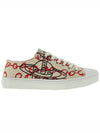 Plimsoll Cotton Low Top Sneakers Beige - VIVIENNE WESTWOOD - BALAAN 3