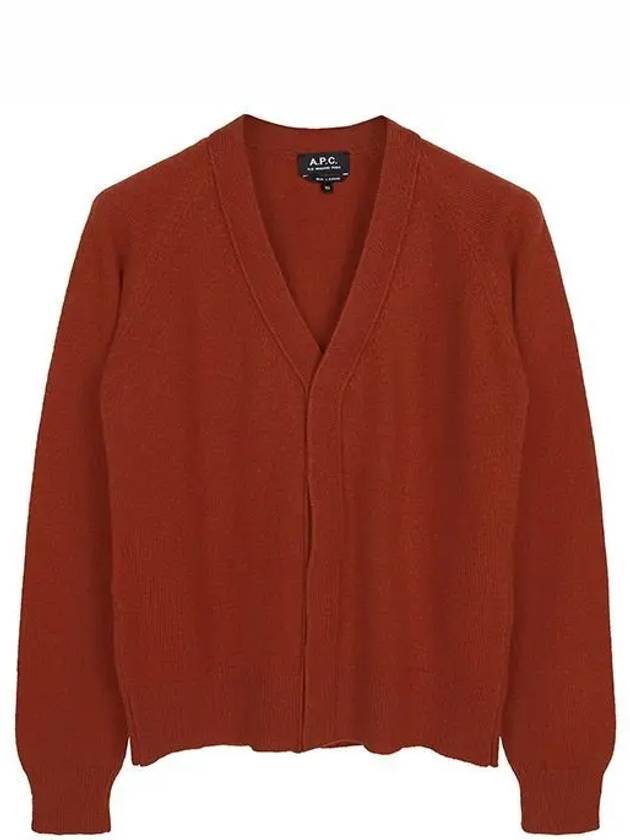 Brick Mary Wool Cardigan Red - A.P.C. - BALAAN 2