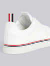 Women's Tennis Striped Low Top Sneakers White - THOM BROWNE - BALAAN 3