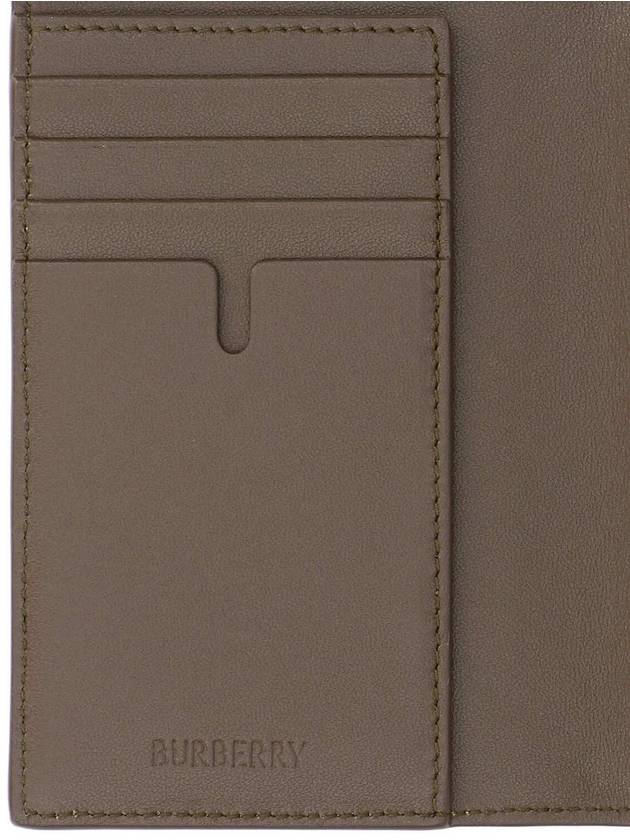 Check Passport Wallet Beige - BURBERRY - BALAAN 5