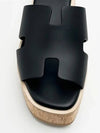 Eze 30 Calfskin Sandals Black - HERMES - BALAAN 8