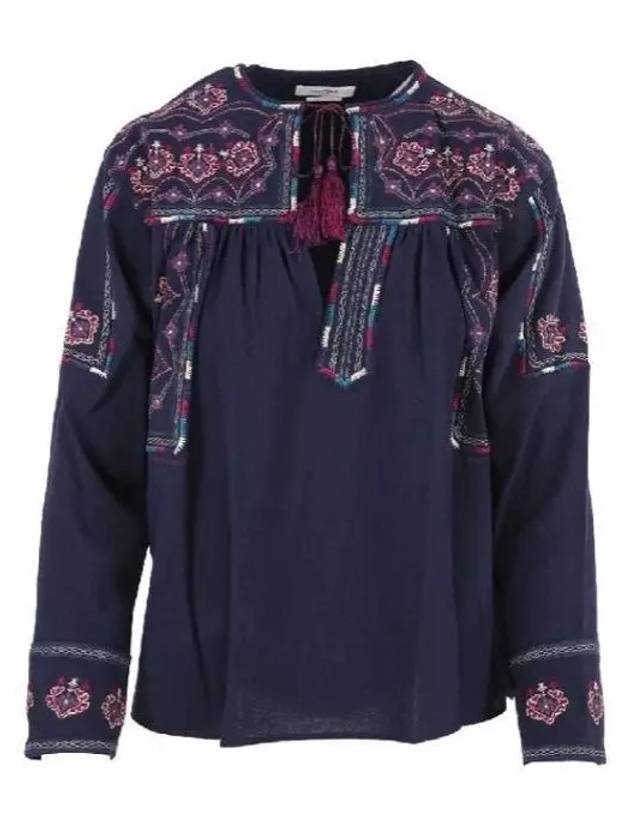 TREYA ethnic blouse 22PHT2231 22P041E - ISABEL MARANT - BALAAN 3