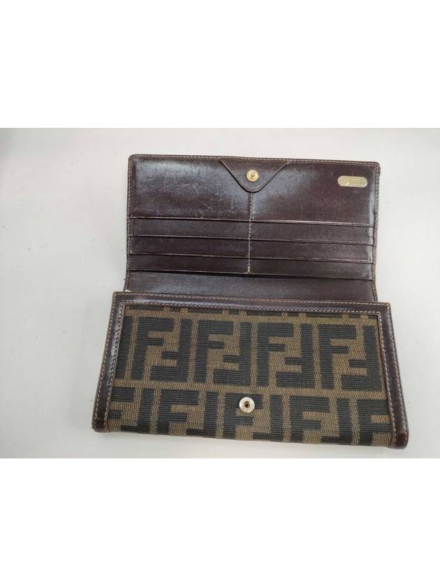 Zucca pattern long wallet - FENDI - BALAAN 6