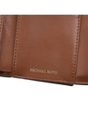 Parker Medium Logo Tri-Fold Half Wallet Brown - MICHAEL KORS - BALAAN 9