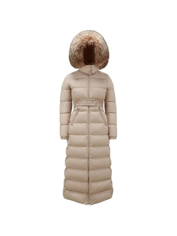 Fudson Long Down Padding Beige - MONCLER - BALAAN 1