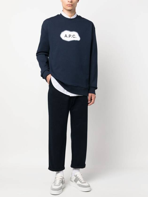 Alastor Logo Sweatshirt Navy - A.P.C. - BALAAN 4