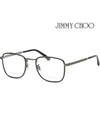 Glasses Frame JM012 807 Square Black Gunmetal - JIMMY CHOO - BALAAN 4