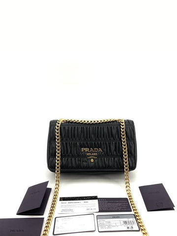 Nappa Goffre gold cross bag 1bd147 - PRADA - BALAAN 1