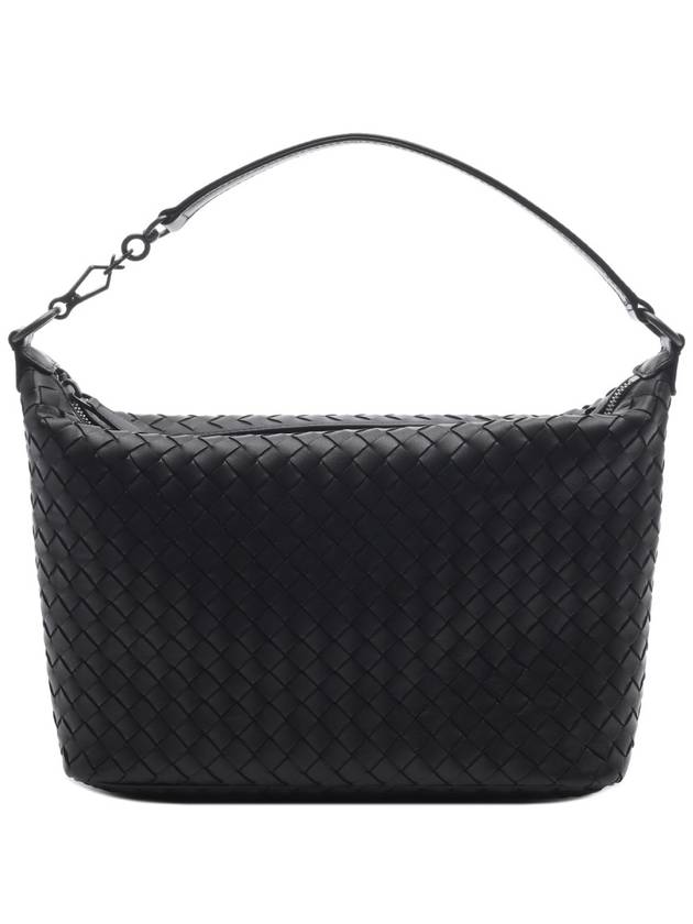 Women's Intrecciato Shoulder Bag Black - BOTTEGA VENETA - BALAAN 3