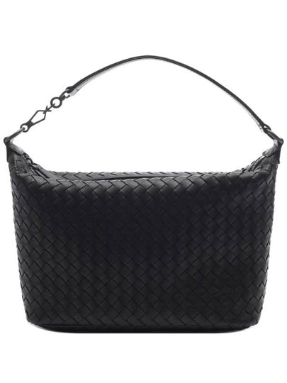 Women's Intrecciato Shoulder Bag Black - BOTTEGA VENETA - BALAAN 2