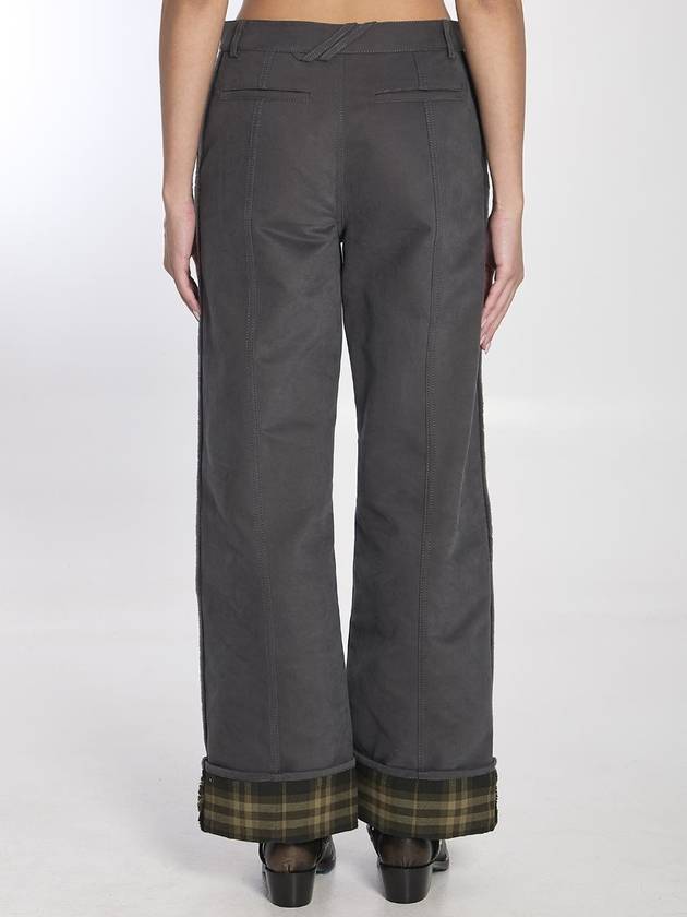 Trousers In Cotton And Nylon - BURBERRY - BALAAN 4