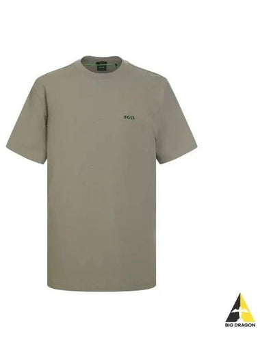 Jersey cotton short sleeve t shirt 50506373 334 - BOSS - BALAAN 1