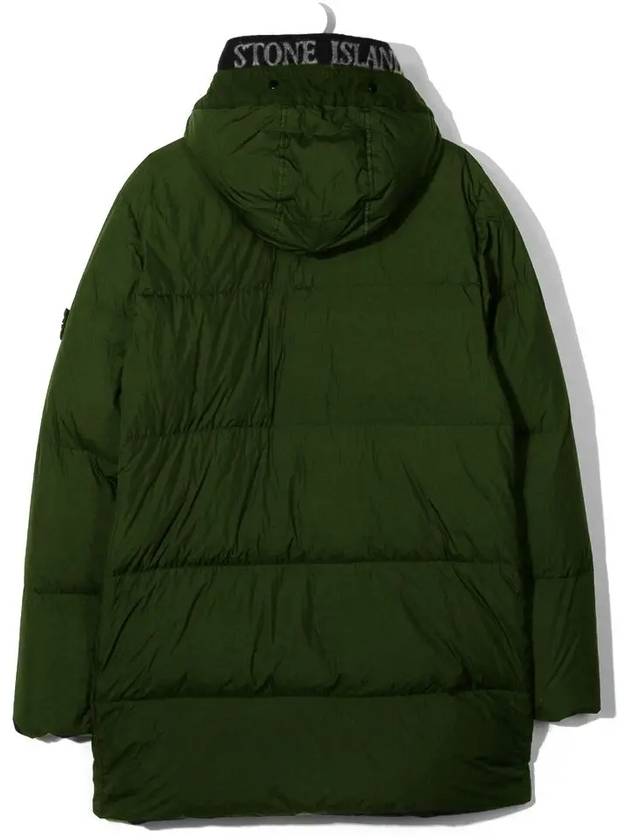 Kids Waffen Hooded Padded Jacket Khaki 751640533 V0055 - STONE ISLAND - BALAAN 3