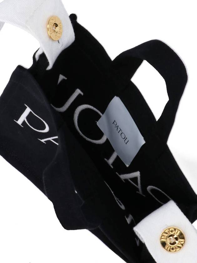 Logo Small Tote Bag Black - PATOU - BALAAN 5