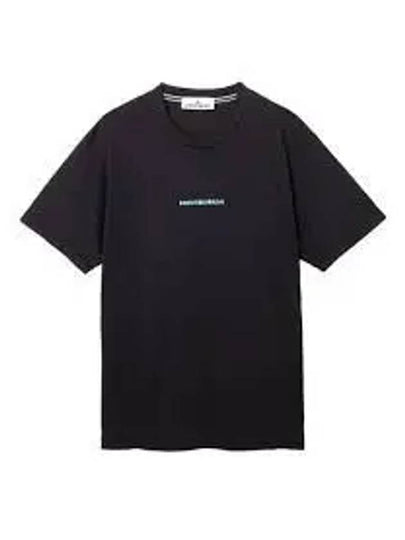 Micro Graphics One Print Short Sleeve T Shirt Black - STONE ISLAND - BALAAN 2