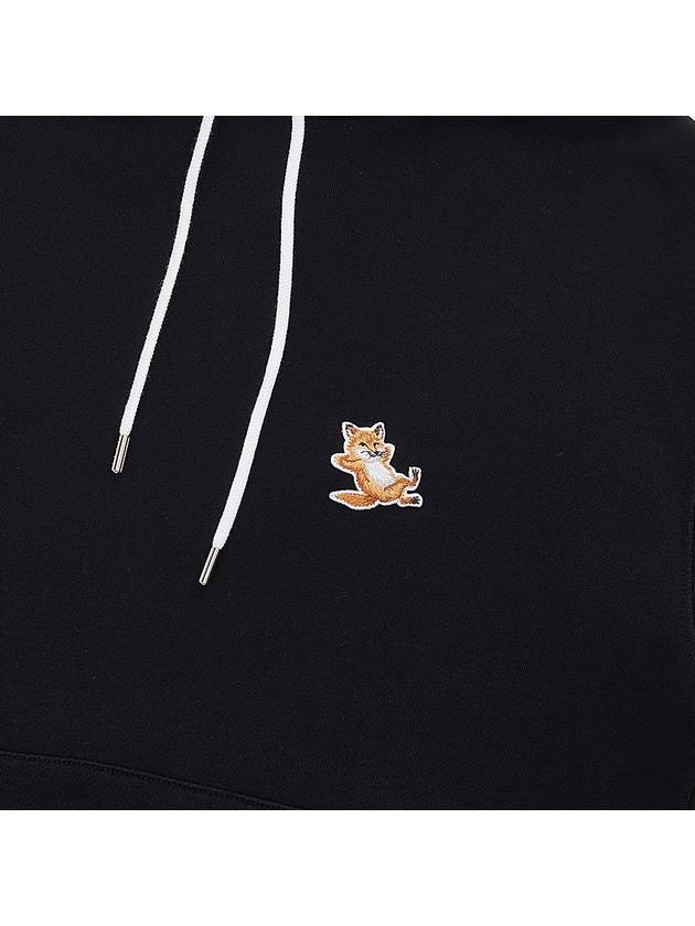 Chillax Fox Patch Classic Hoodie Black - MAISON KITSUNE - BALAAN 7